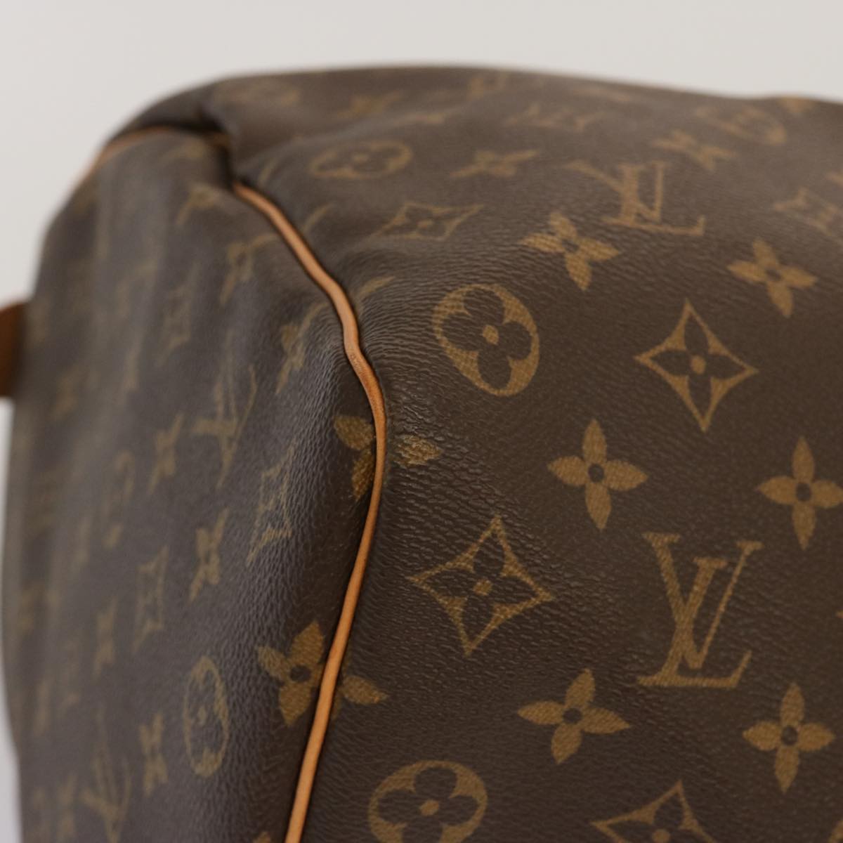 Louis Vuitton Keepall 50 Brown Canvas Travel Bag