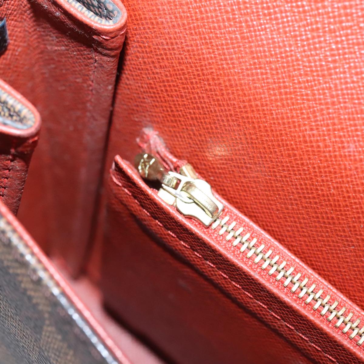 Louis Vuitton Tribeca Brown Canvas Shoulder Bag