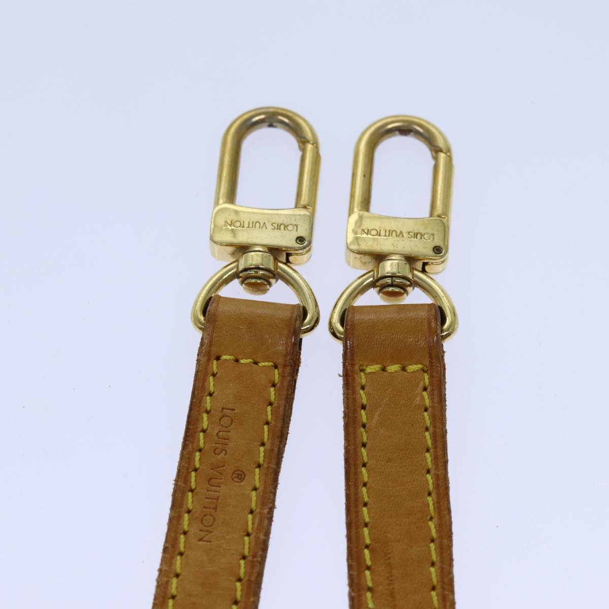 Louis Vuitton Bandoulière De Sac Beige Leather Bag Jewelry
