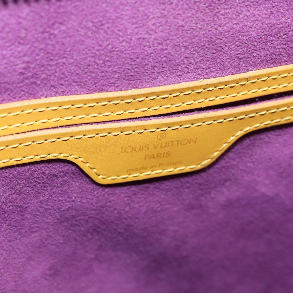 Louis Vuitton Gobelins Yellow Leather Backpack Bag