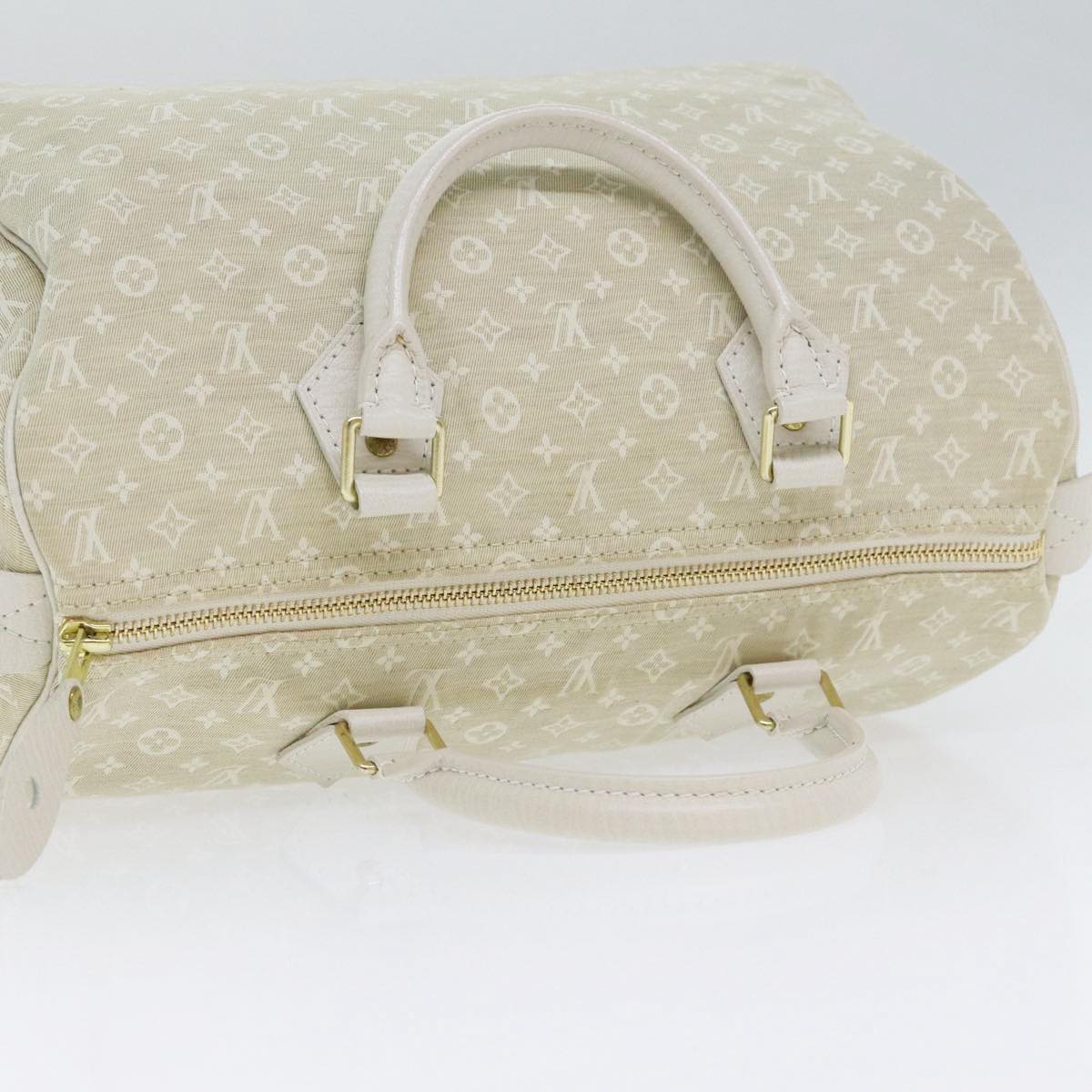 Louis Vuitton Speedy 30 Beige Canvas Handbag