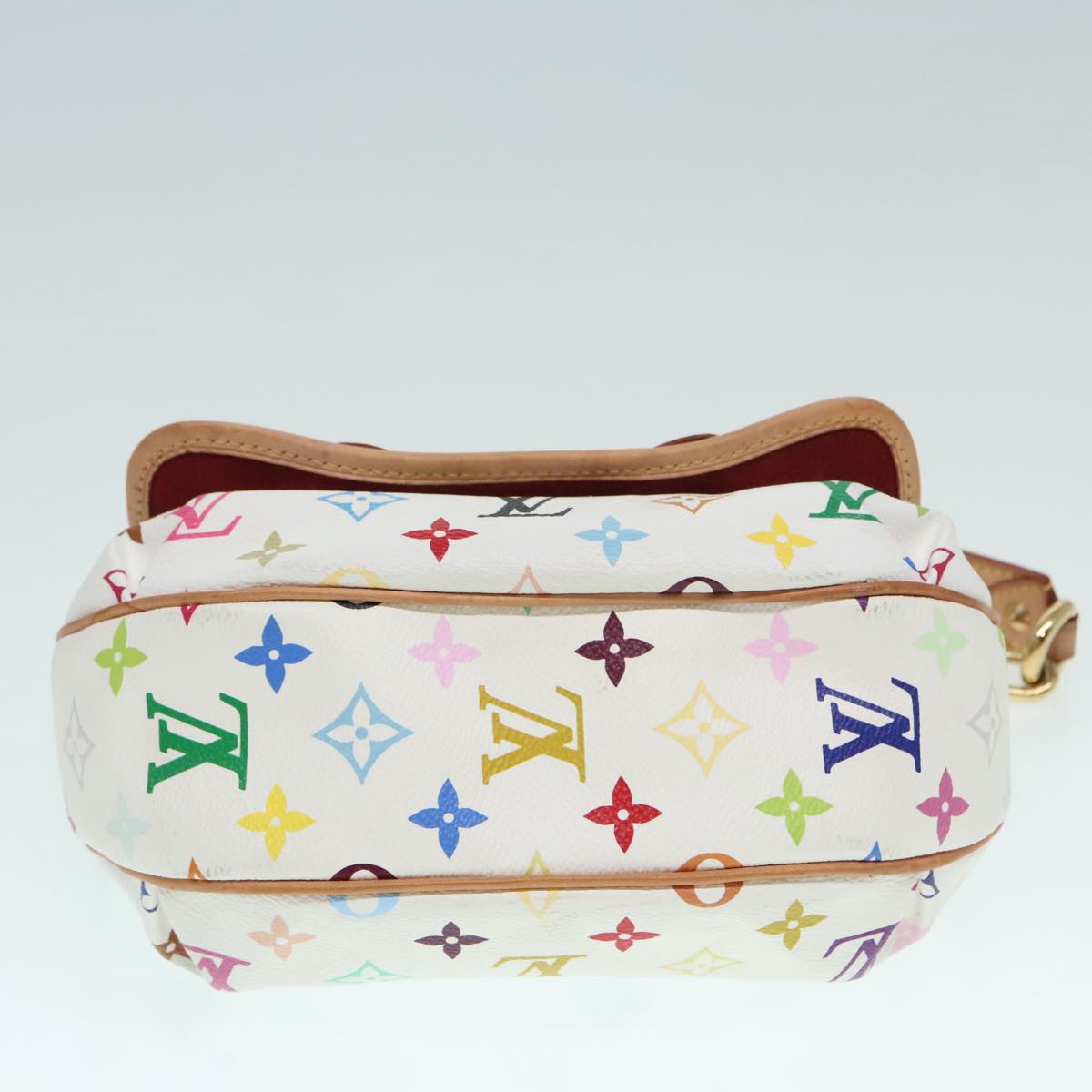 Louis Vuitton Patti White Canvas Shoulder Bag