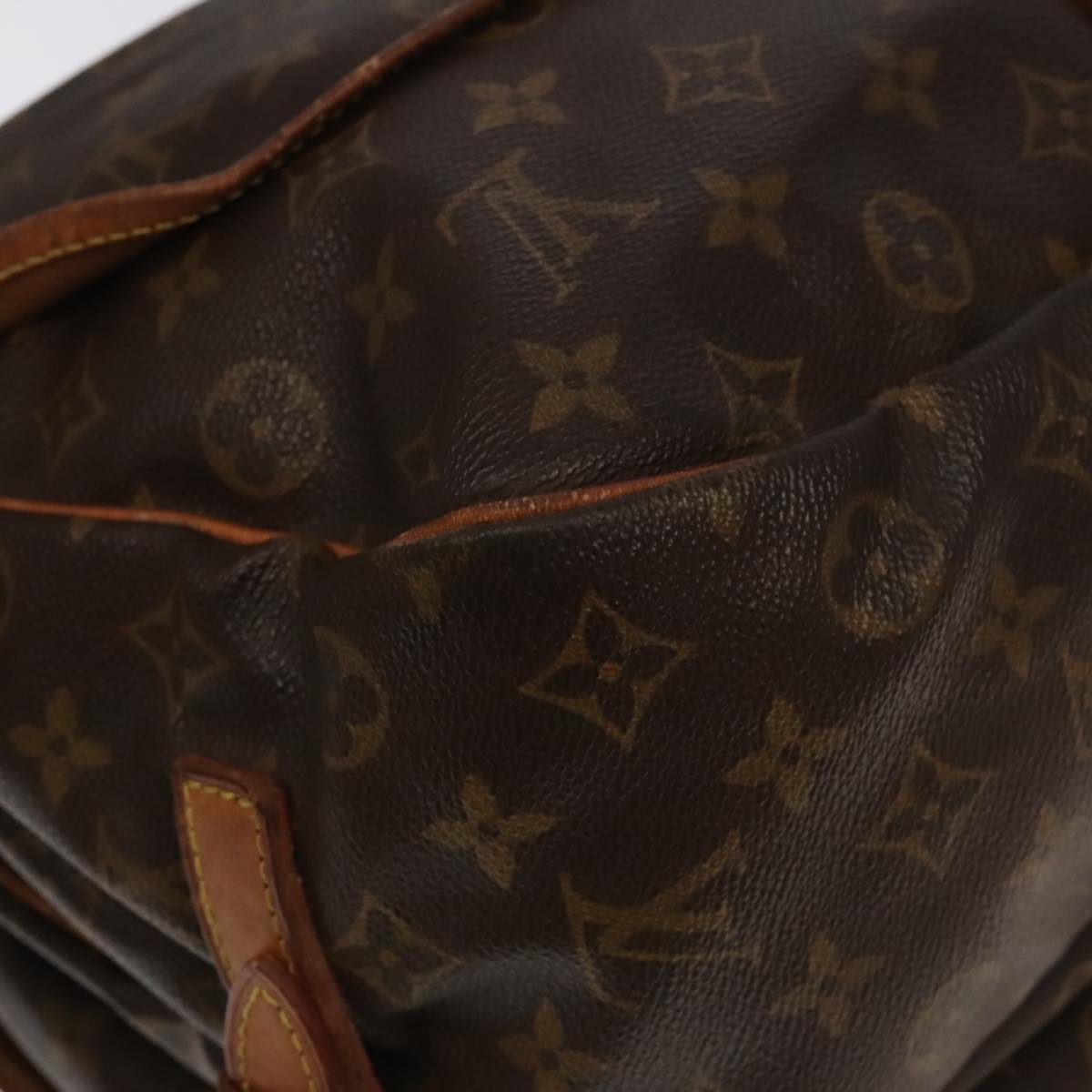 Louis Vuitton Saumur 35 Brown Canvas Shoulder Bag