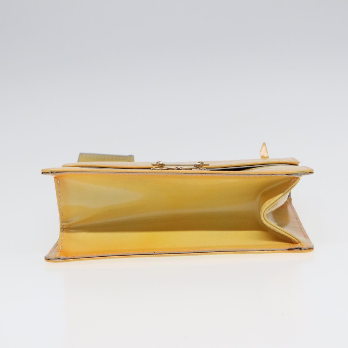 Louis Vuitton Spring Street Yellow Patent Leather Handbag