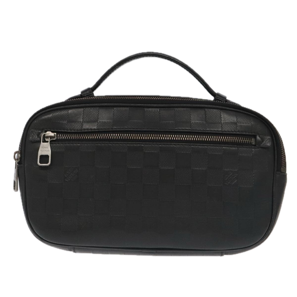 Louis Vuitton Ambler Black Leather Shoulder Bag
