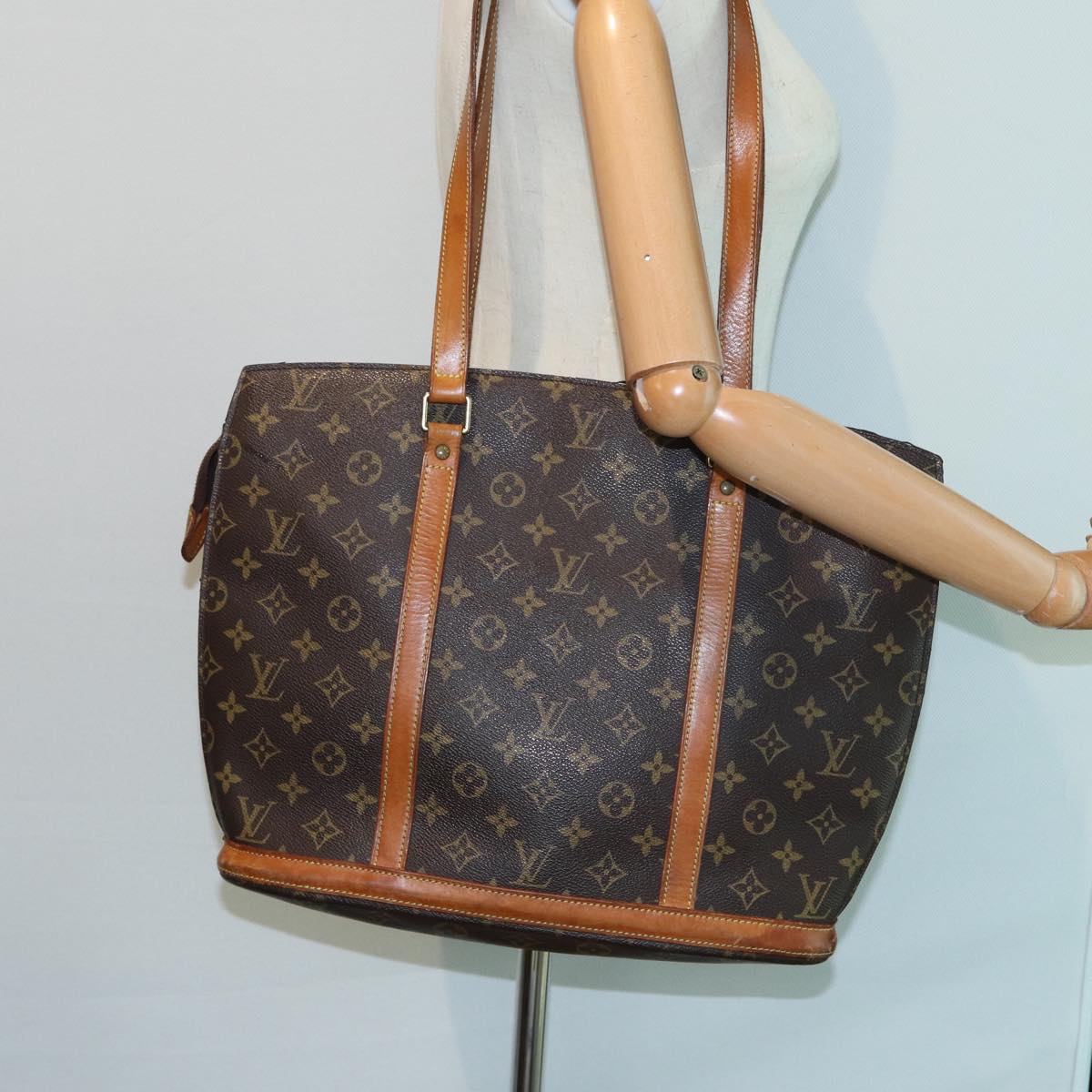 Louis Vuitton Babylone Brown Canvas Tote Bag
