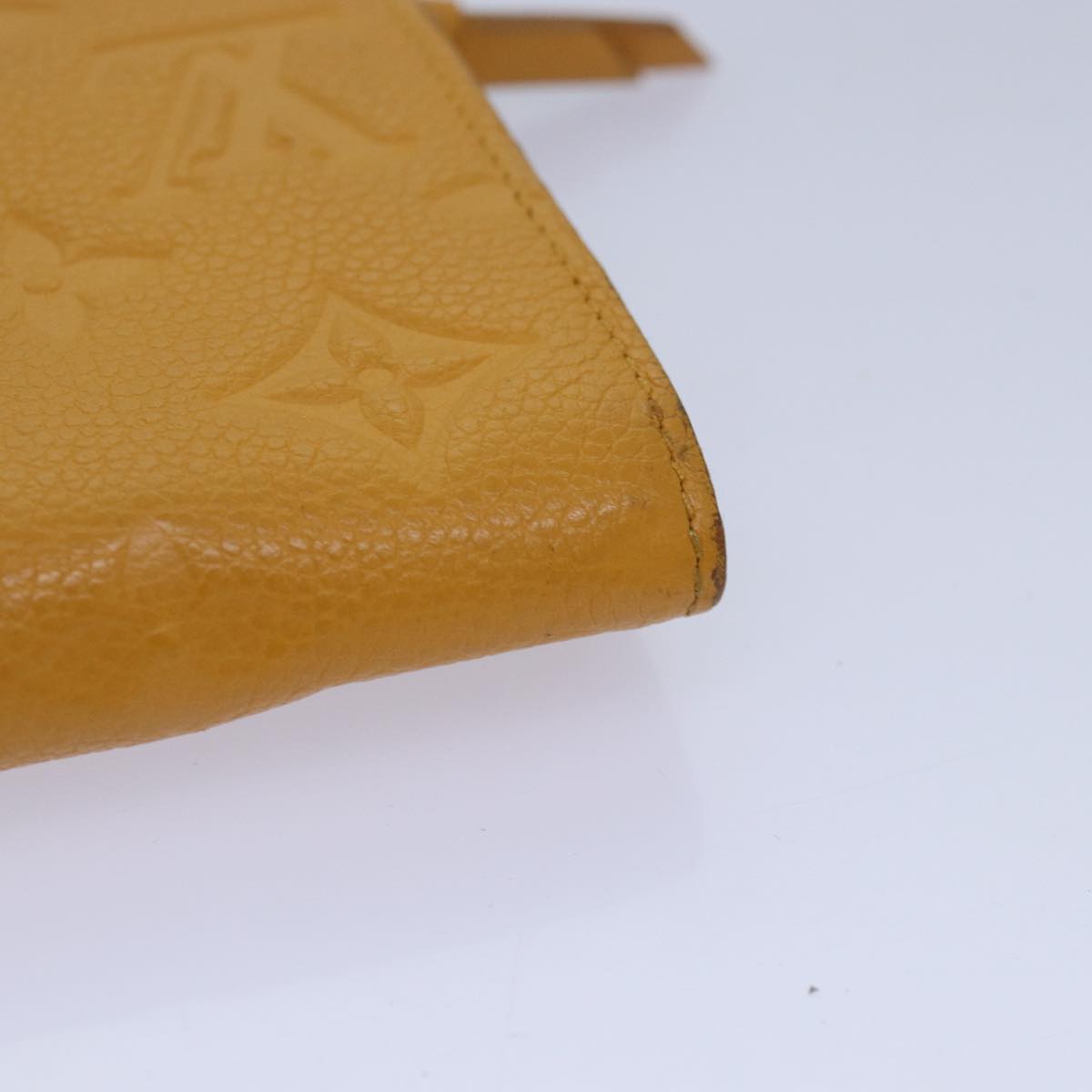Louis Vuitton Portefeuille Yellow Leather Wallet