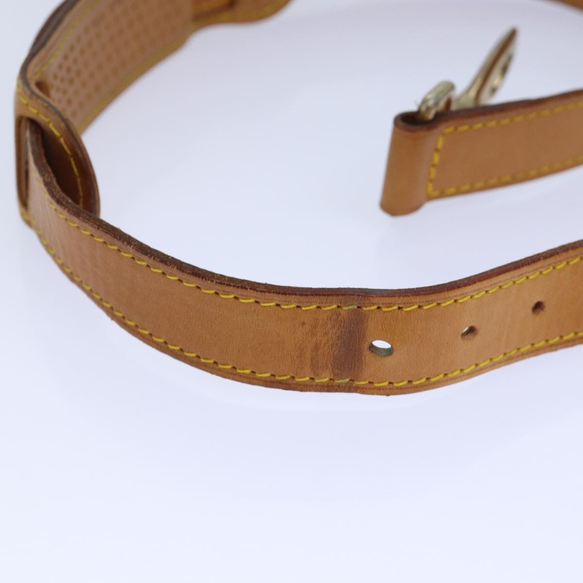 Louis Vuitton Bandoulière De Sac Beige Leather Bag Jewelry