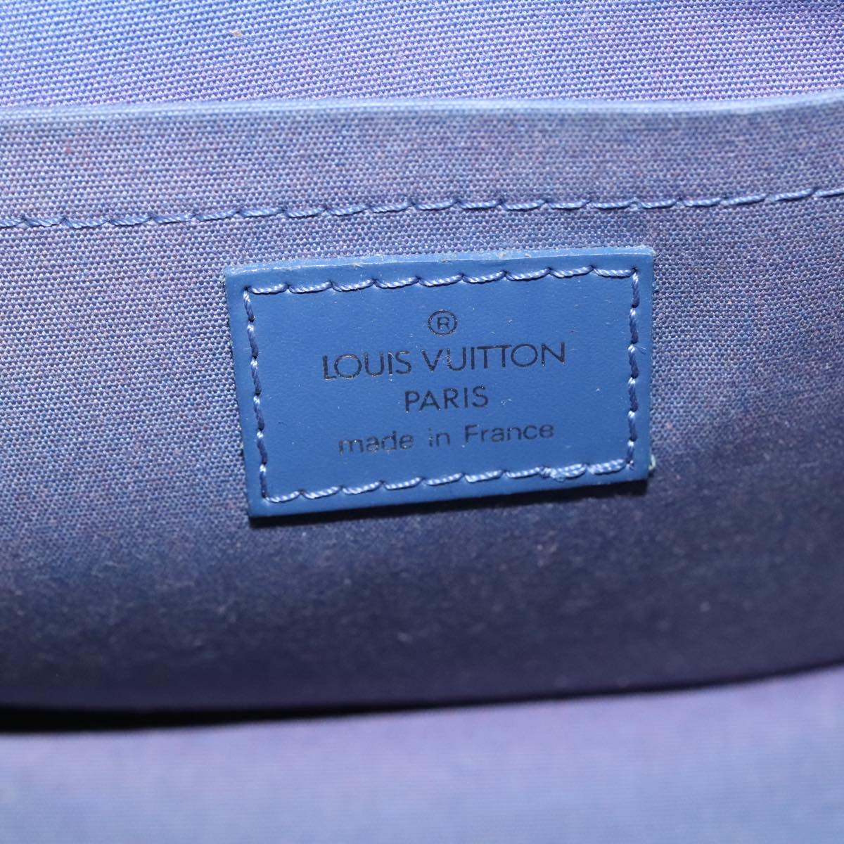 Louis Vuitton Mandala Blue Leather Shoulder Bag