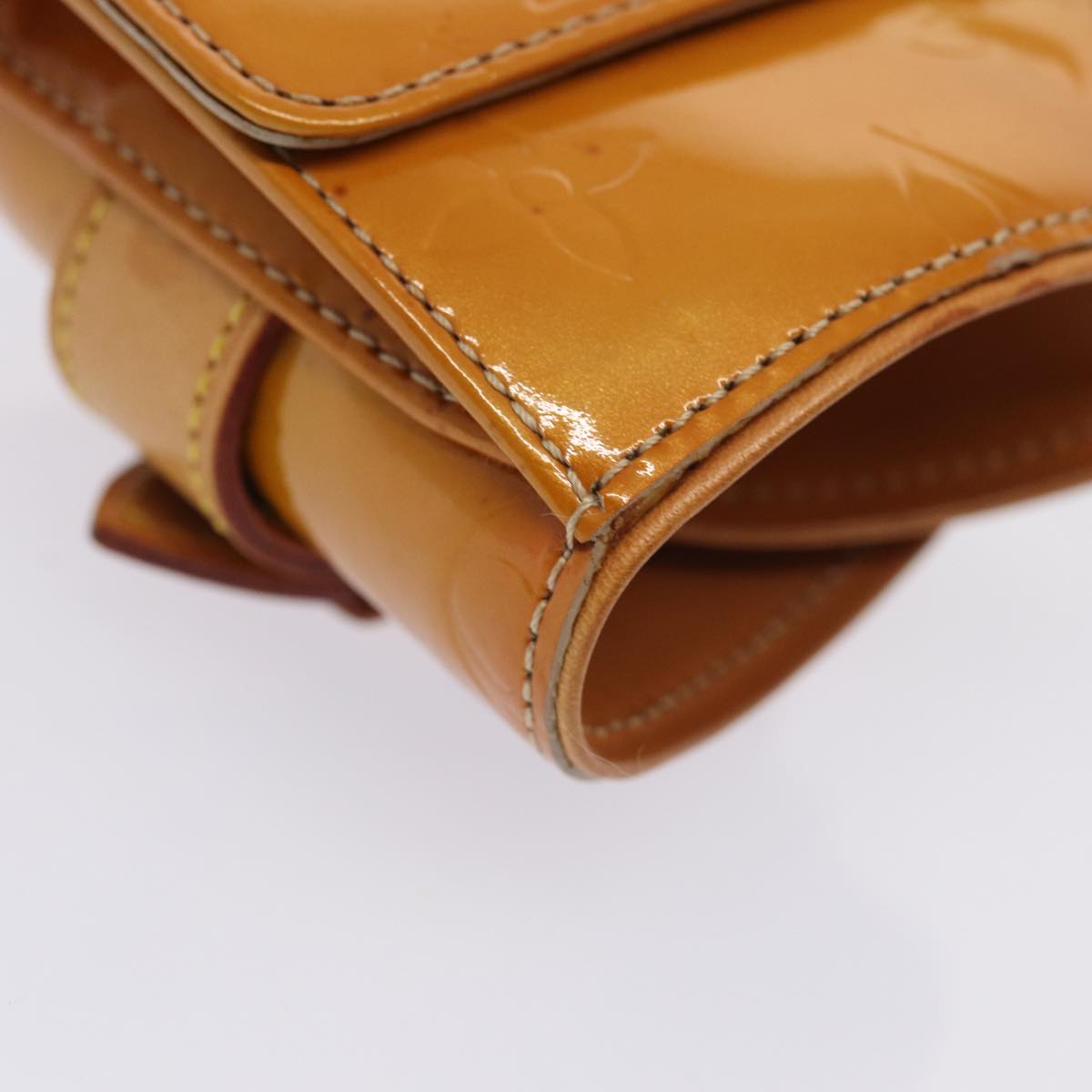 Louis Vuitton Lafayette Street Beige Patent Leather Wallet