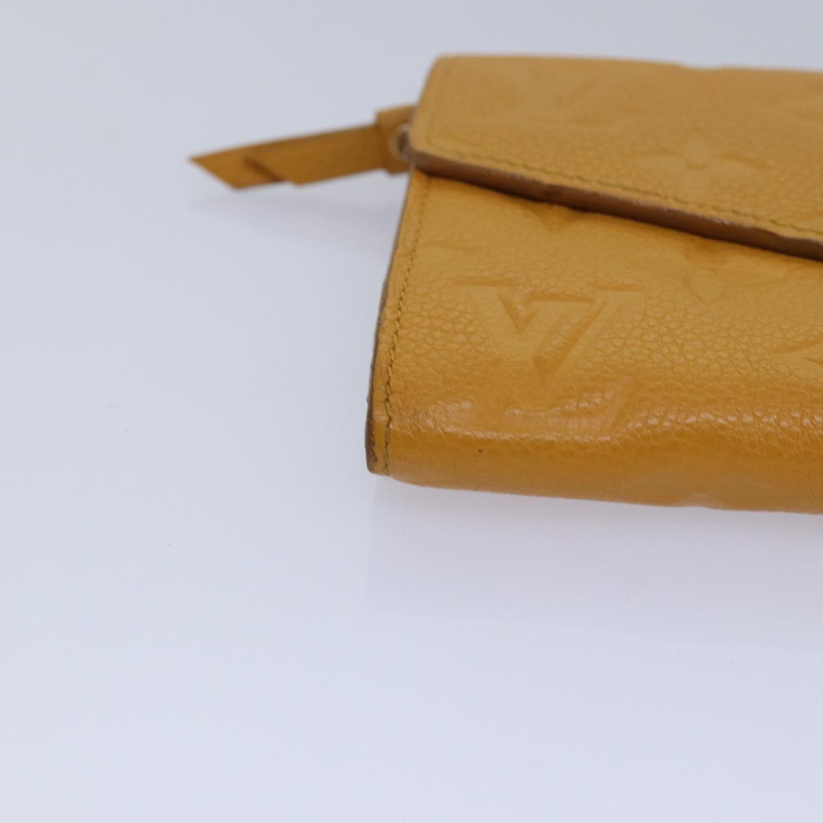 Louis Vuitton Portefeuille Yellow Leather Wallet
