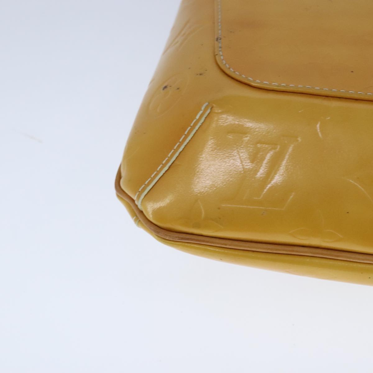 Louis Vuitton Thompson Street Beige Patent Leather Shoulder Bag