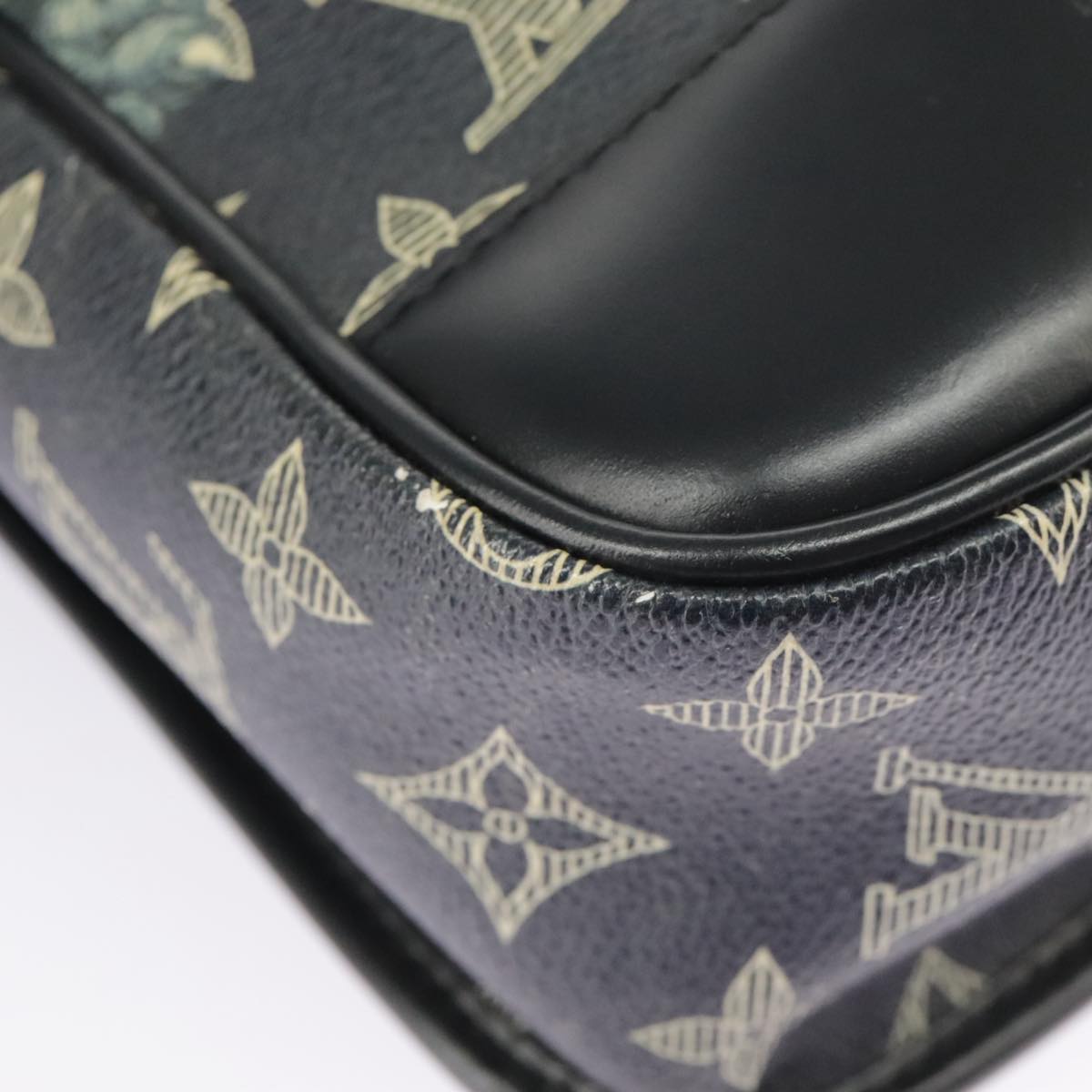 Louis Vuitton Messenger Navy Canvas Shoulder Bag