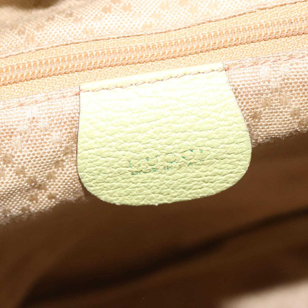 Gucci Bamboo Green Suede Backpack Bag