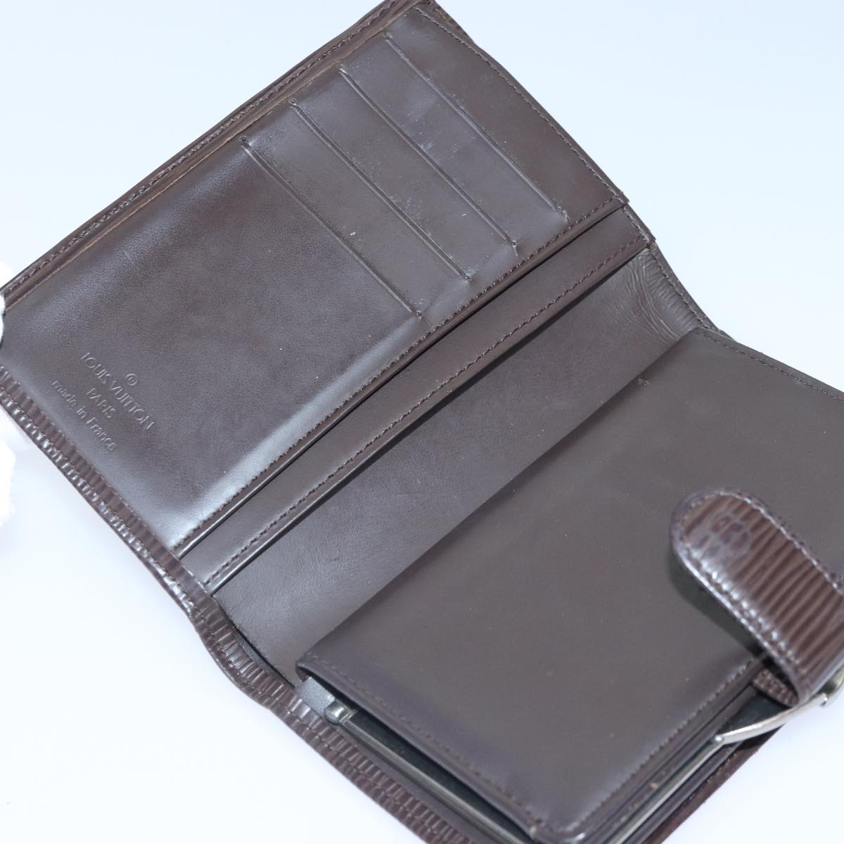 Louis Vuitton Viennois Brown Leather Wallet