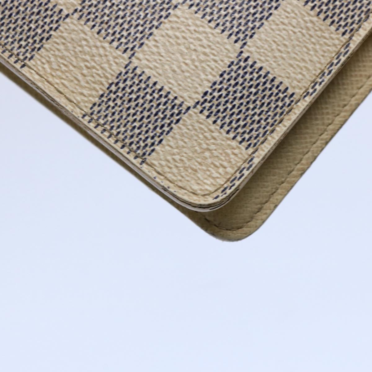 Louis Vuitton Agenda Mm White Canvas Wallet