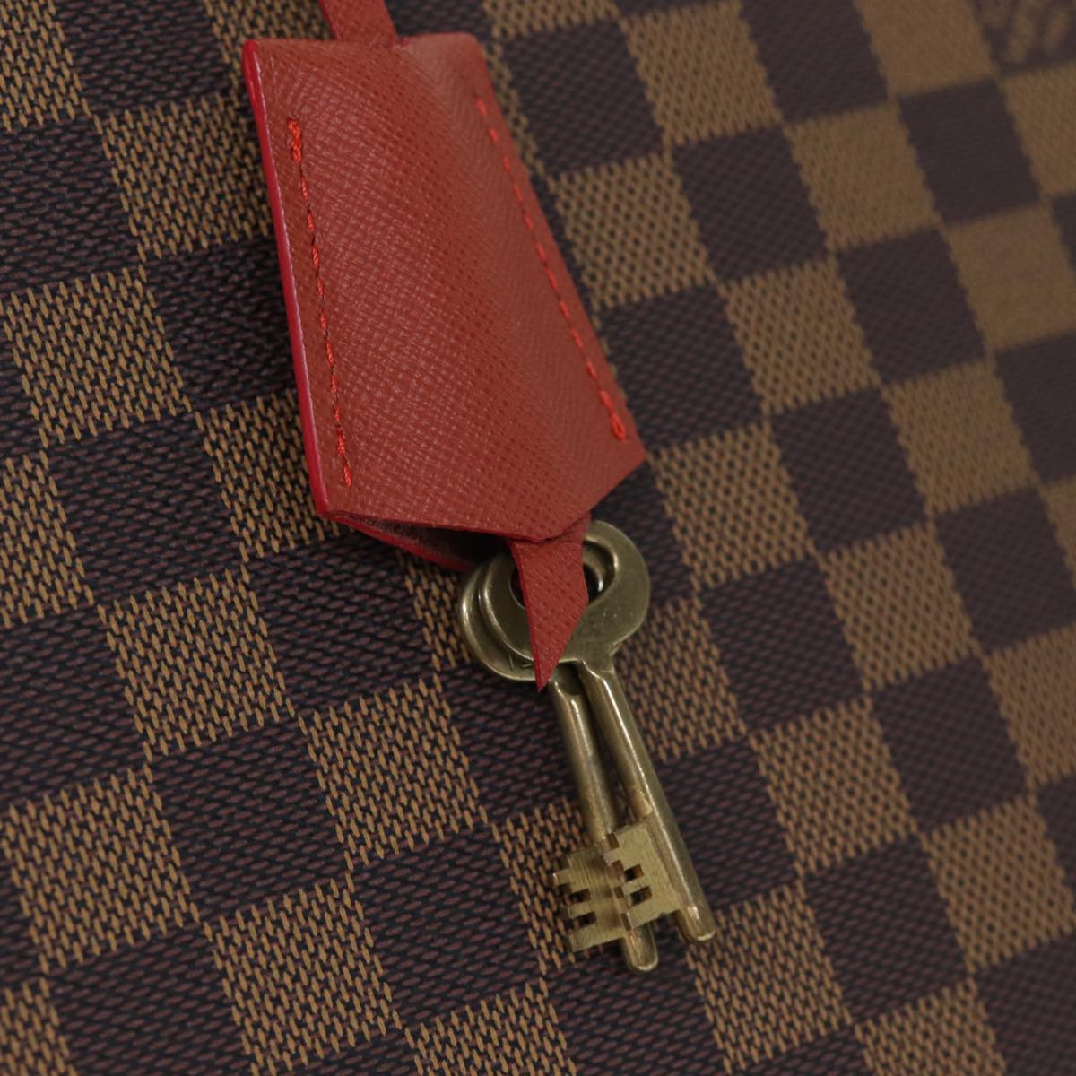 Louis Vuitton Attache Case Brown Canvas Travel Bag