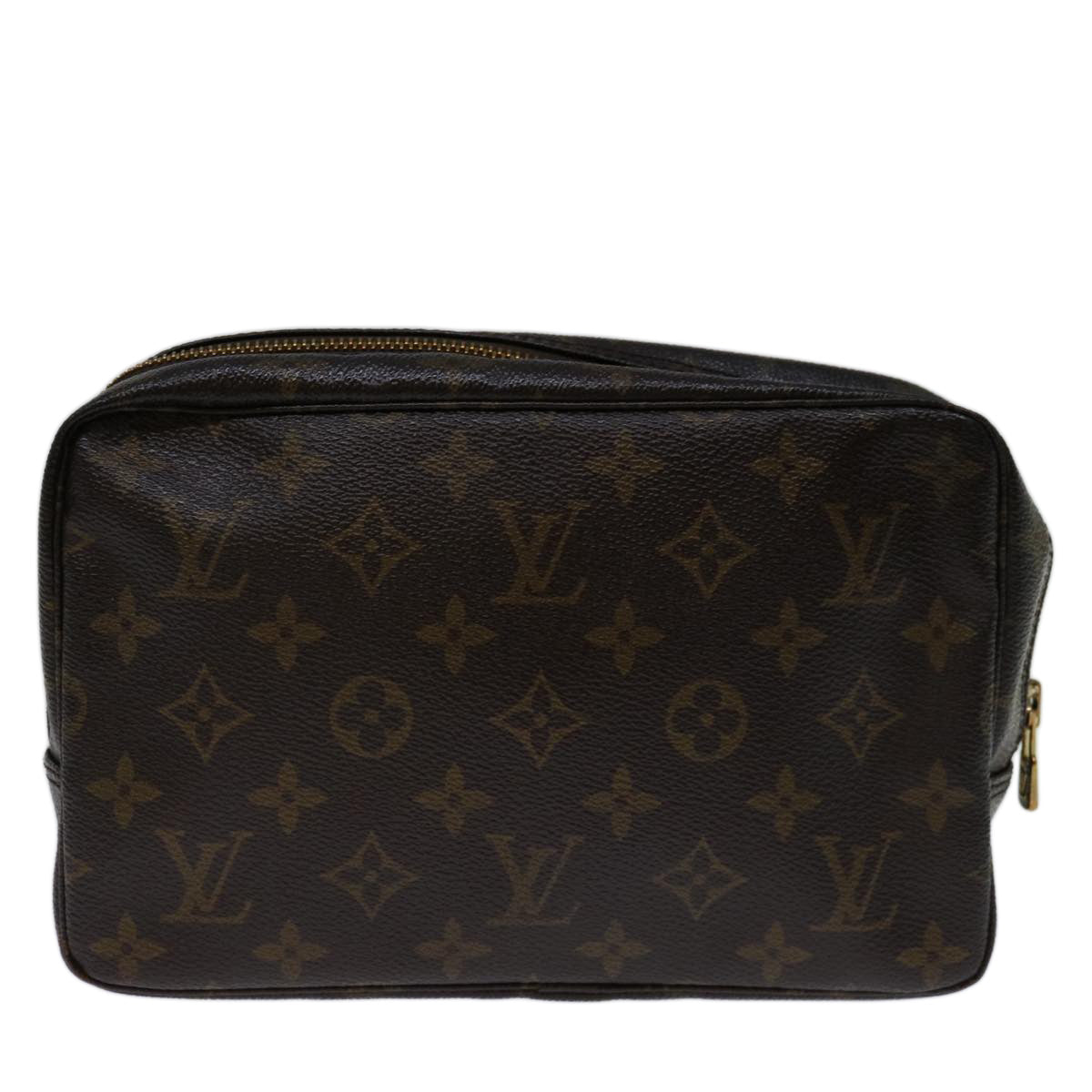 Louis Vuitton Trousse De Toilette Brown Canvas Clutch Bag