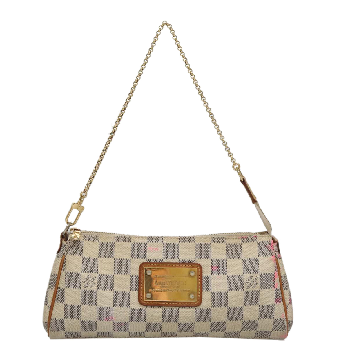Louis Vuitton Eva White Canvas Shoulder Bag