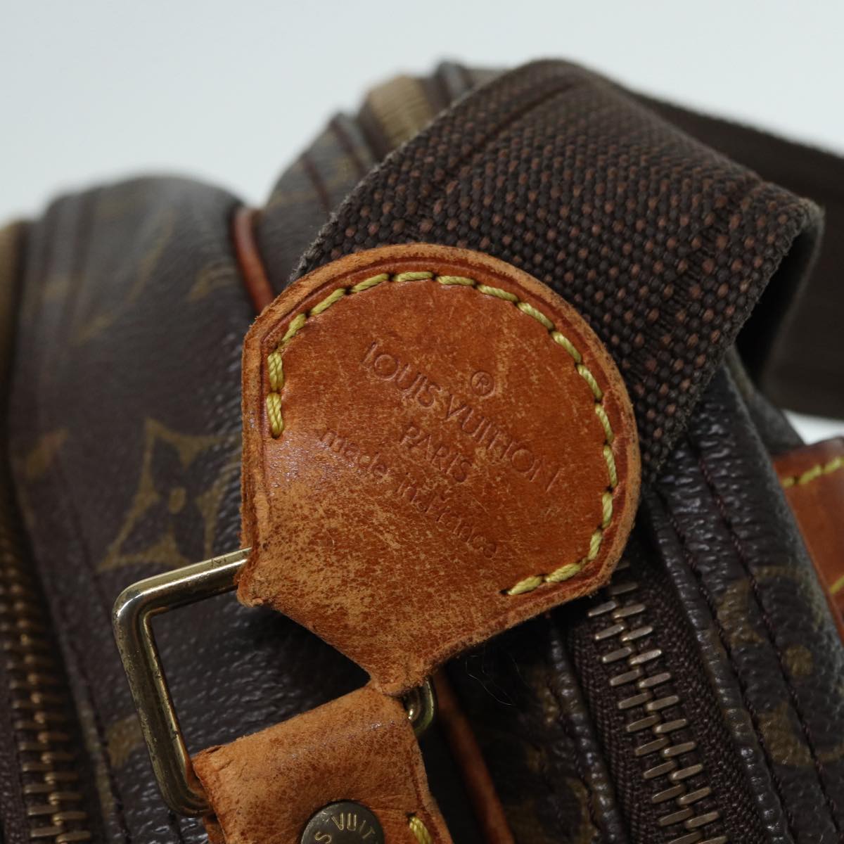 Louis Vuitton Reporter Pm Brown Canvas Shoulder Bag