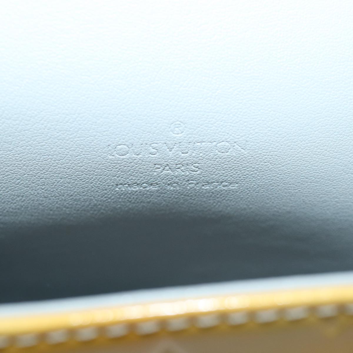 Louis Vuitton Spring Street Camel Patent Leather Handbag