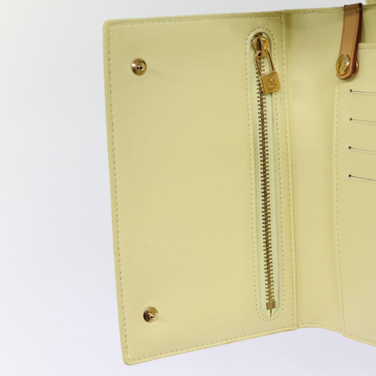 Louis Vuitton Walker Yellow Patent Leather Wallet