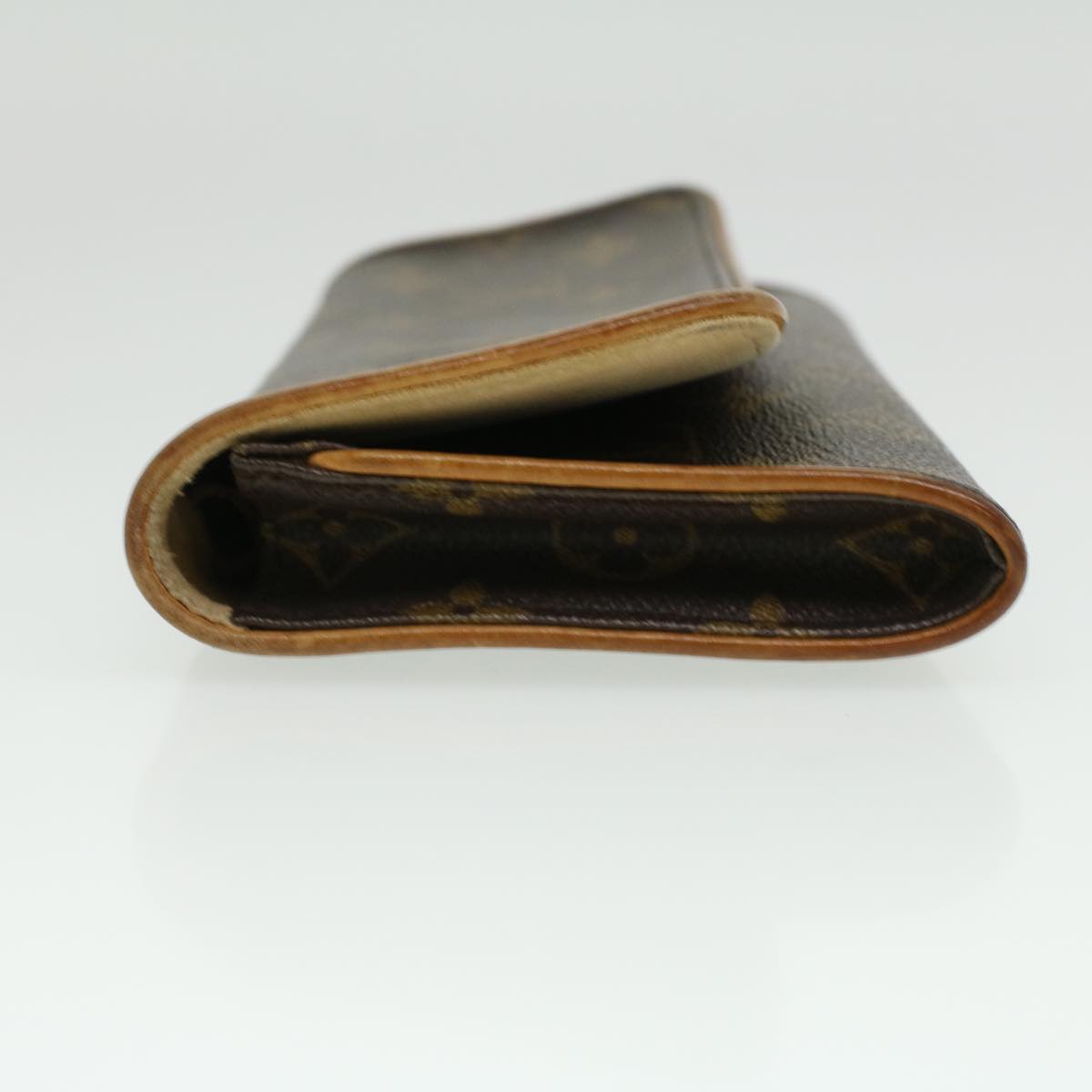 Louis Vuitton Twin Brown Canvas Clutch Bag
