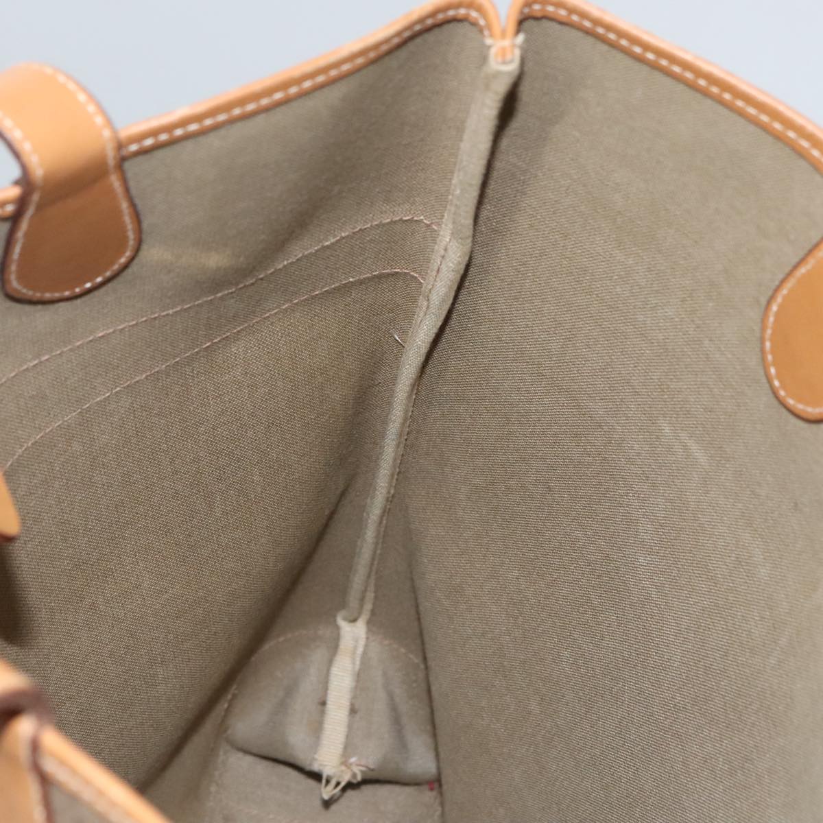 Gucci Sherry Beige Canvas Tote Bag