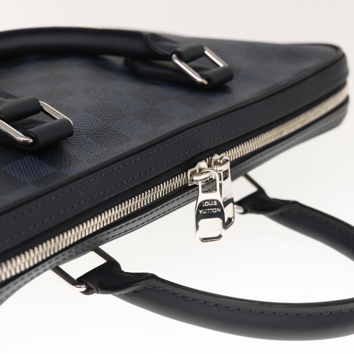 Louis Vuitton Dandy Grey Canvas Handbag