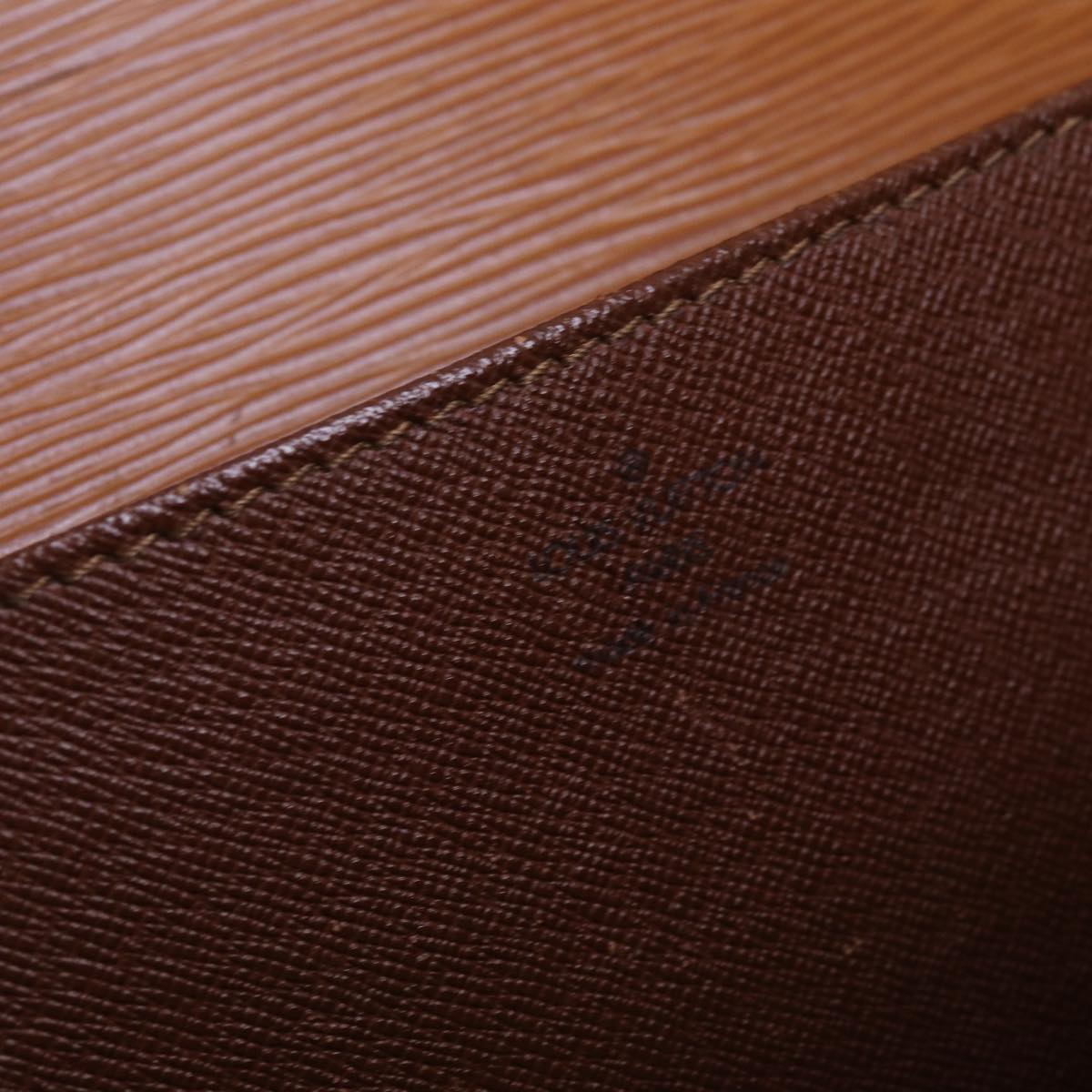Louis Vuitton Serviette Brown Leather Briefcase Bag