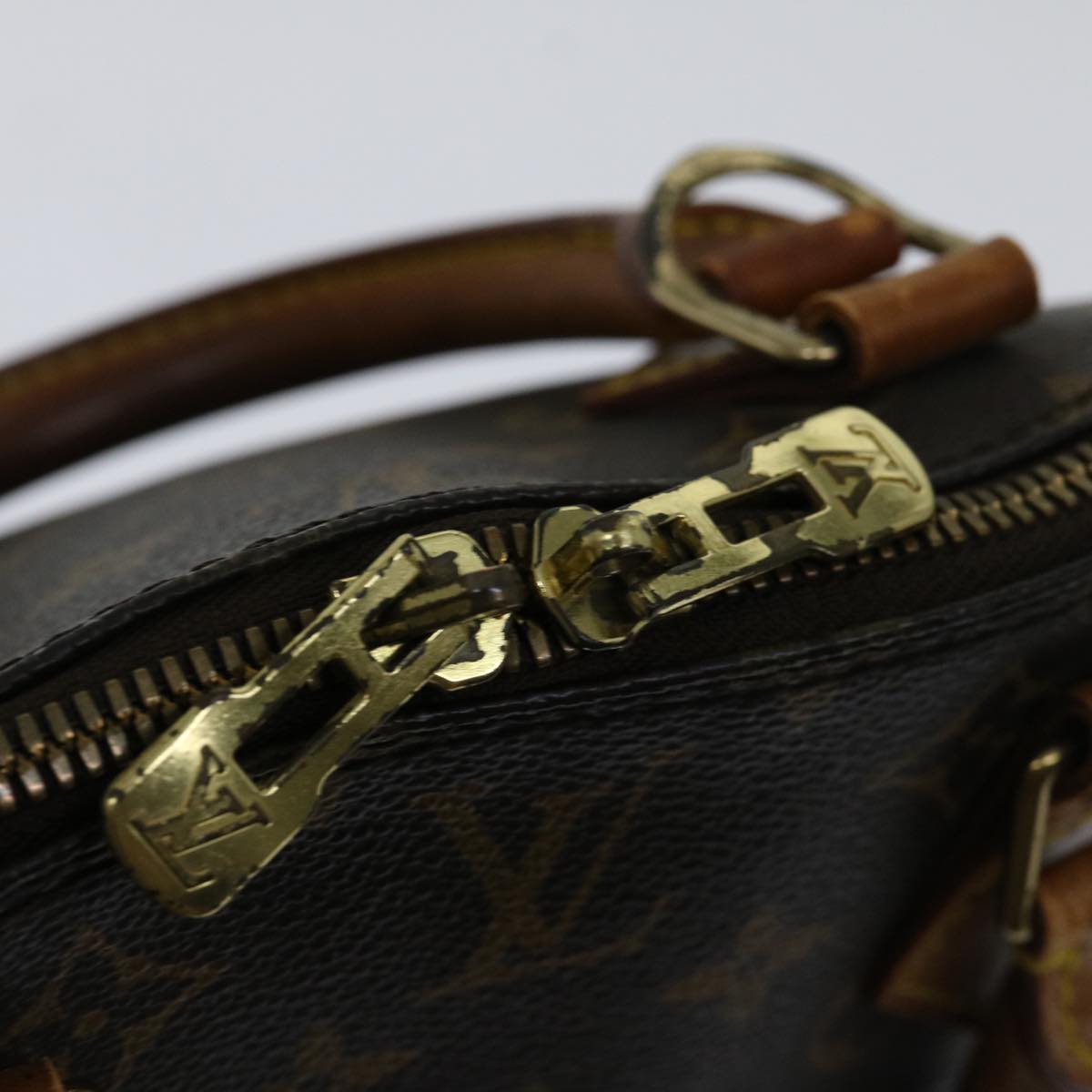 Louis Vuitton Alma Brown Canvas Handbag