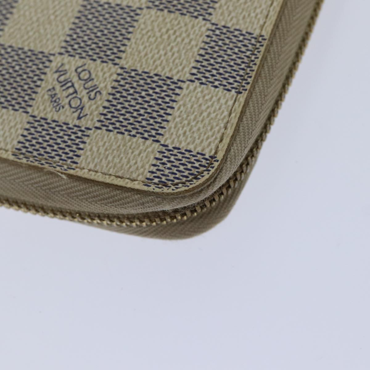 Louis Vuitton Zippy Wallet Blue Canvas Wallet