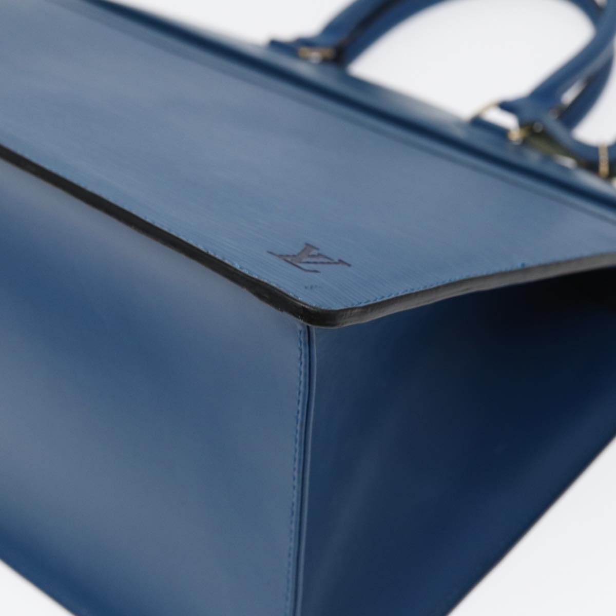 Louis Vuitton Riviera Blue Leather Handbag
