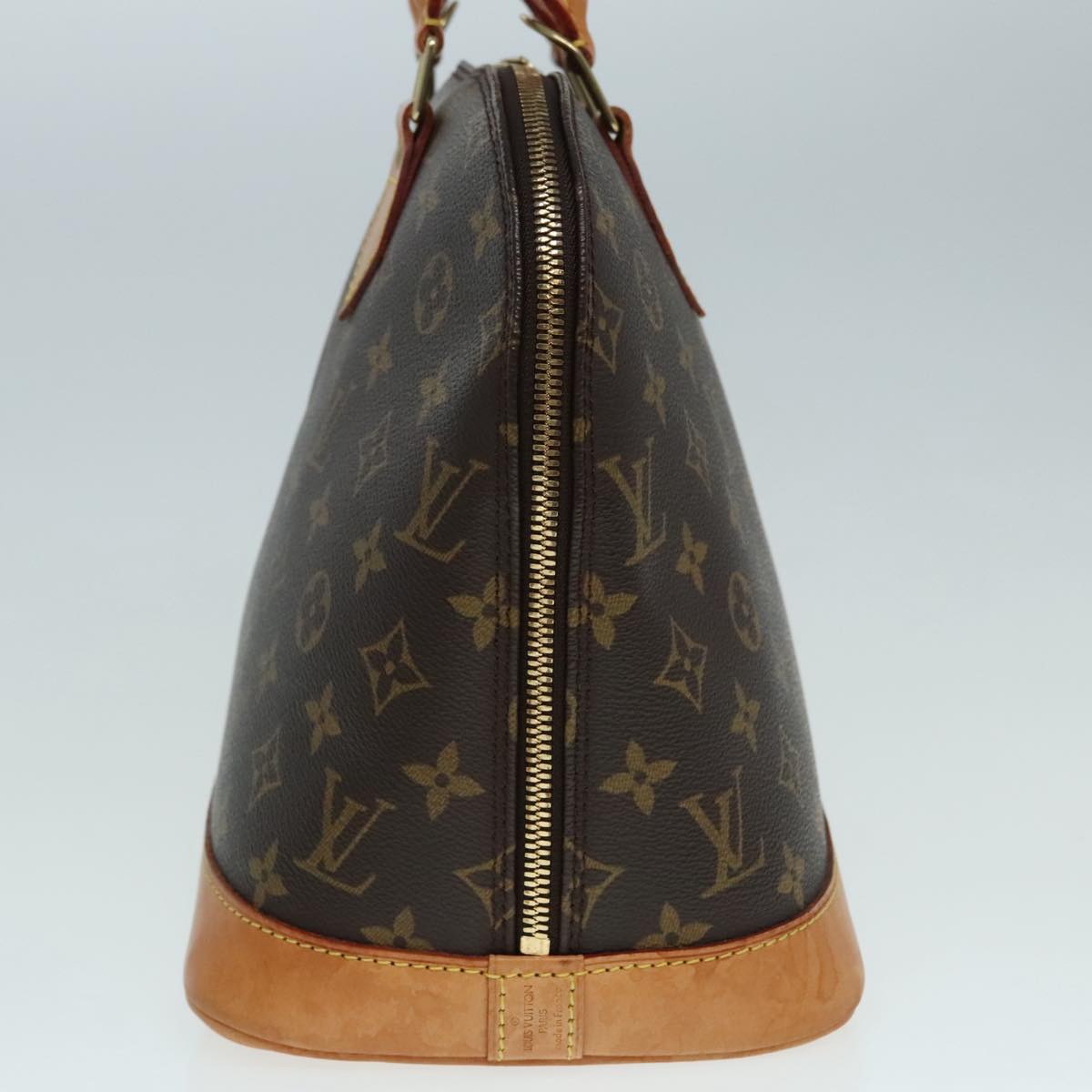 Louis Vuitton Alma Brown Canvas Handbag