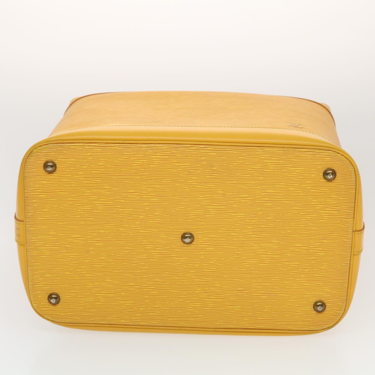 Louis Vuitton Boston Yellow Leather Travel Bag