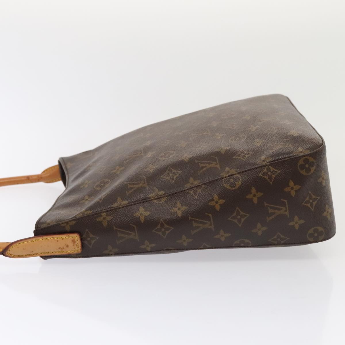 Louis Vuitton Looping Gm Brown Canvas Shoulder Bag