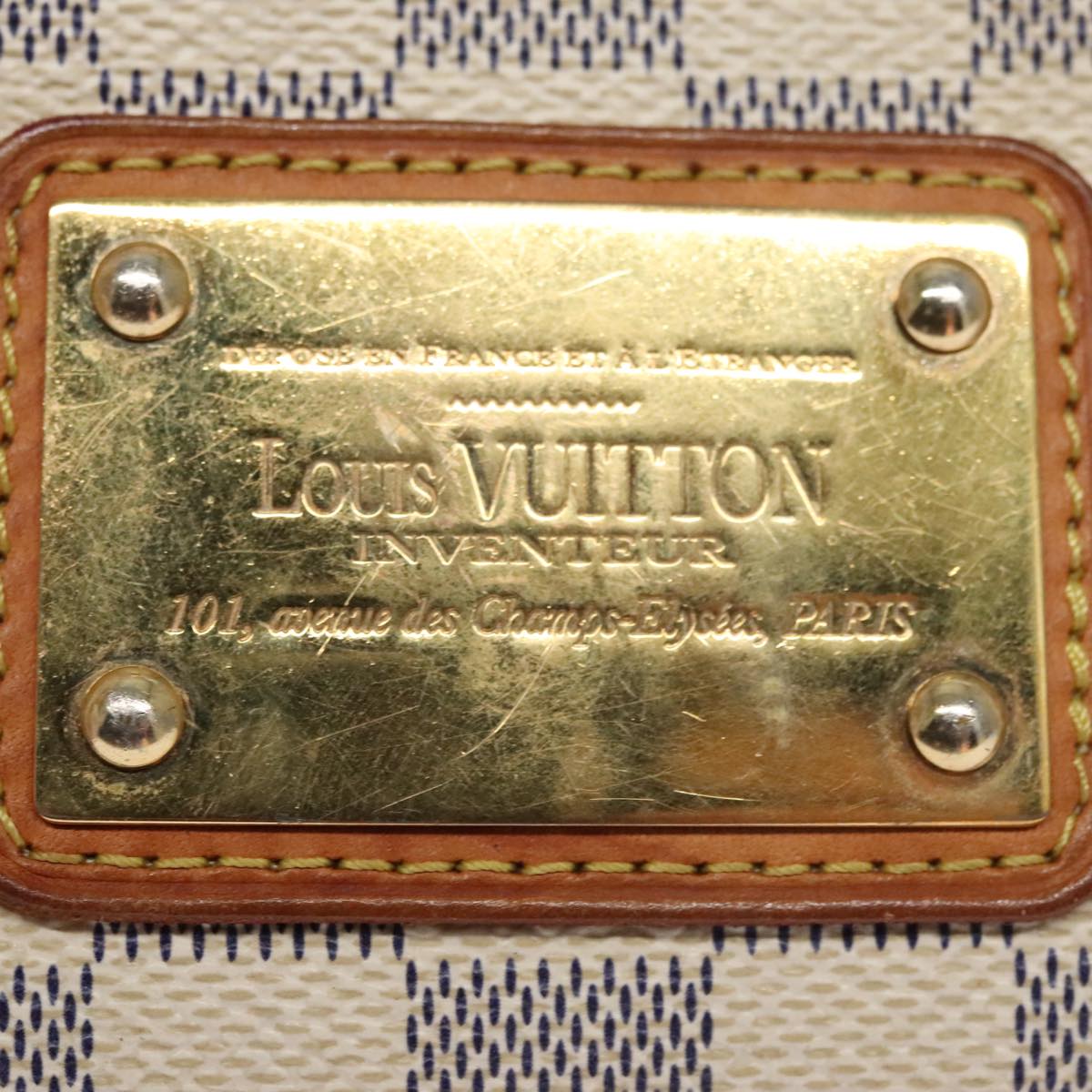 Louis Vuitton Eva White Canvas Shoulder Bag