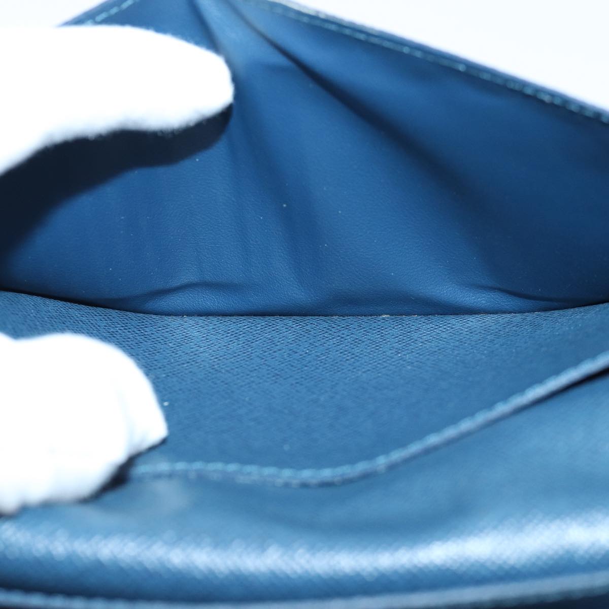 Louis Vuitton Brazza Navy Canvas Wallet