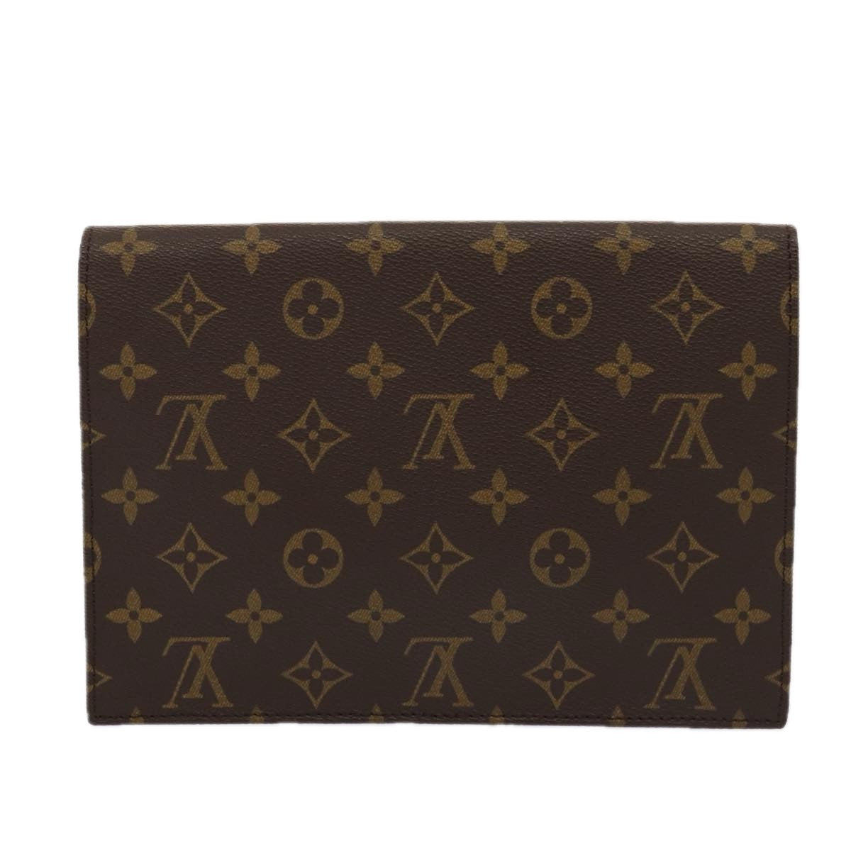Louis Vuitton Pochette Rabat Brown Canvas Clutch Bag