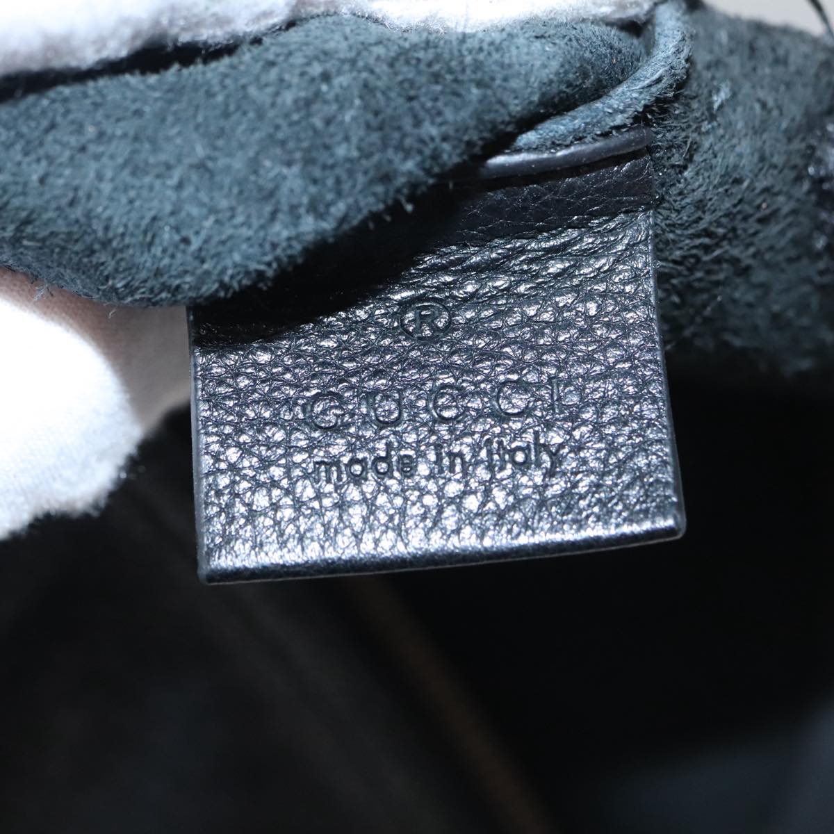 Gucci Imprime Black Leather Clutch Bag