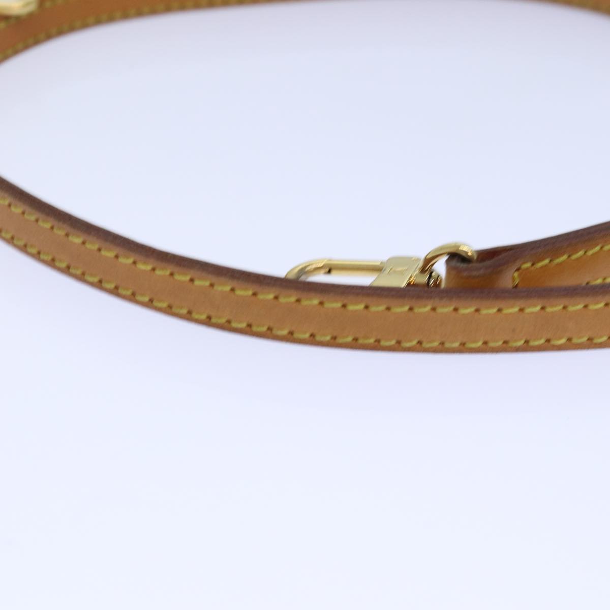 Louis Vuitton Bandoulière De Sac Beige Leather Bag Jewelry