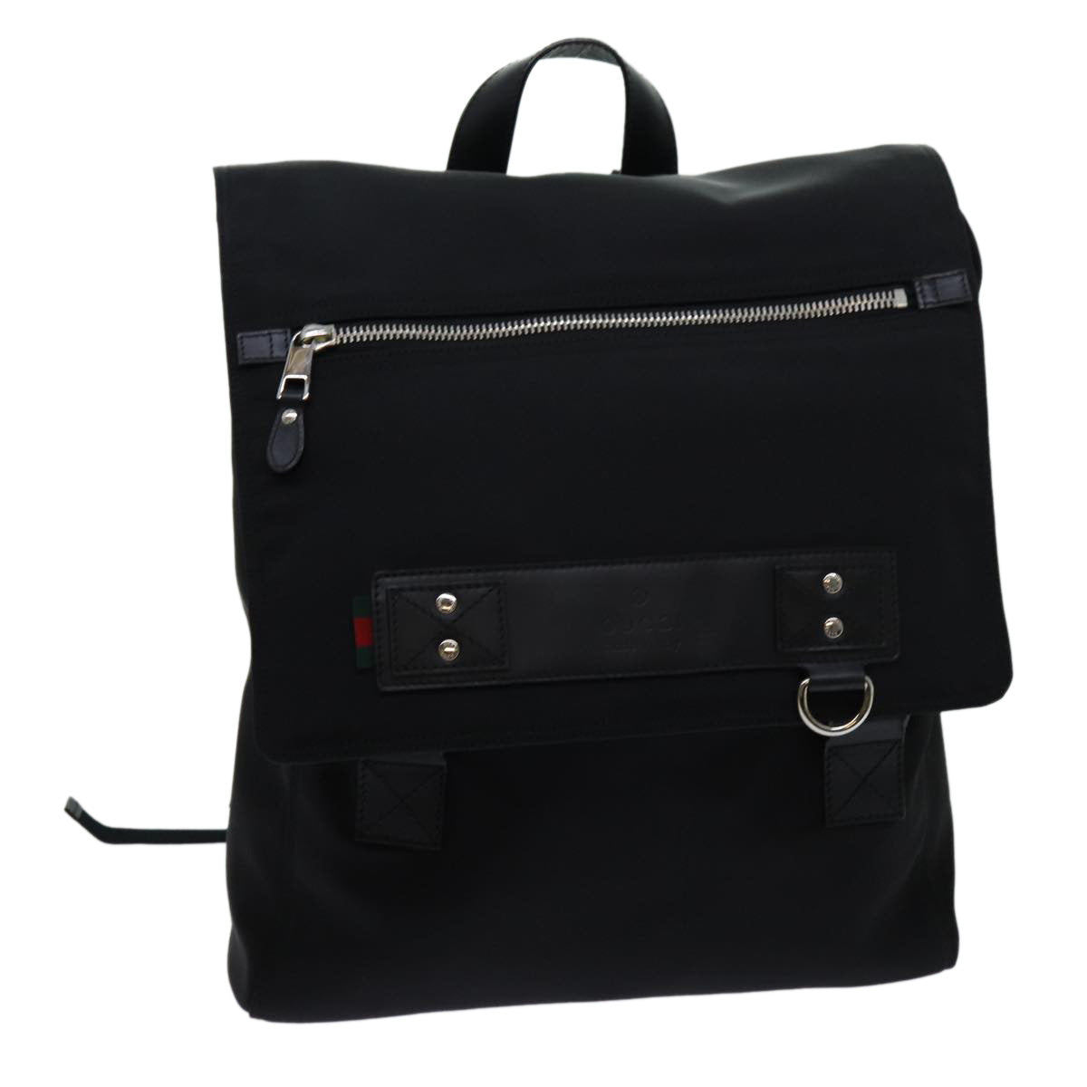 Gucci Sherry Black Synthetic Backpack Bag