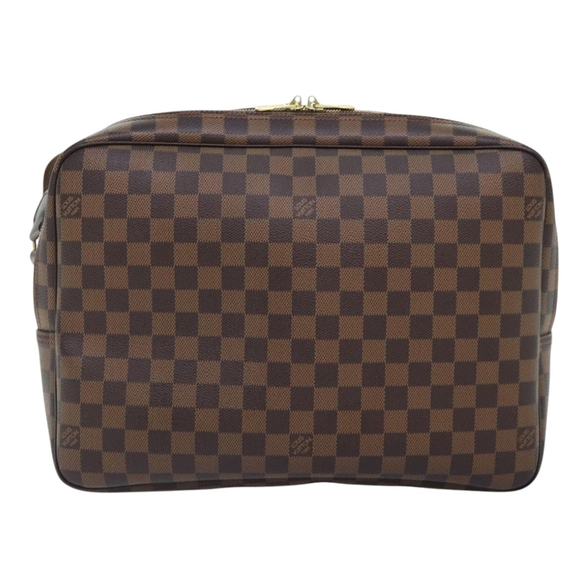 Louis Vuitton Reporter Brown Canvas Shoulder Bag