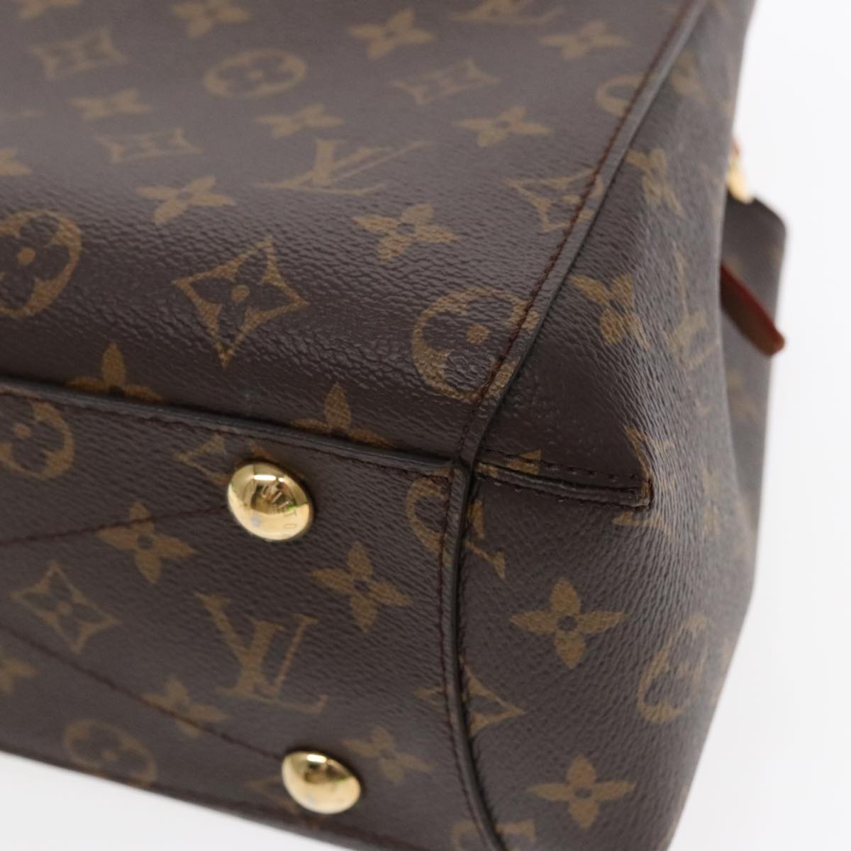 Louis Vuitton Montaigne Brown Canvas Handbag