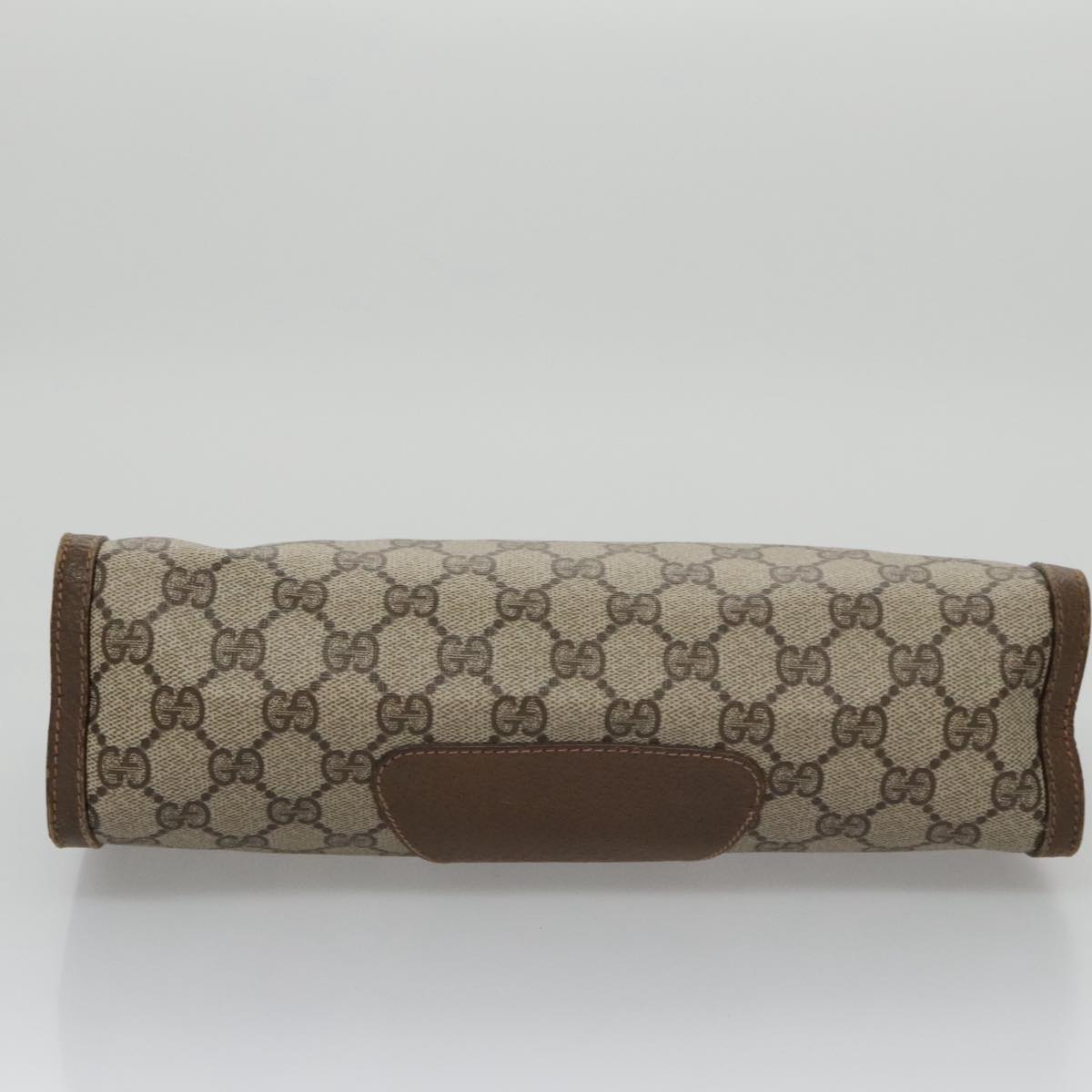 Gucci Sherry Beige Canvas Clutch Bag