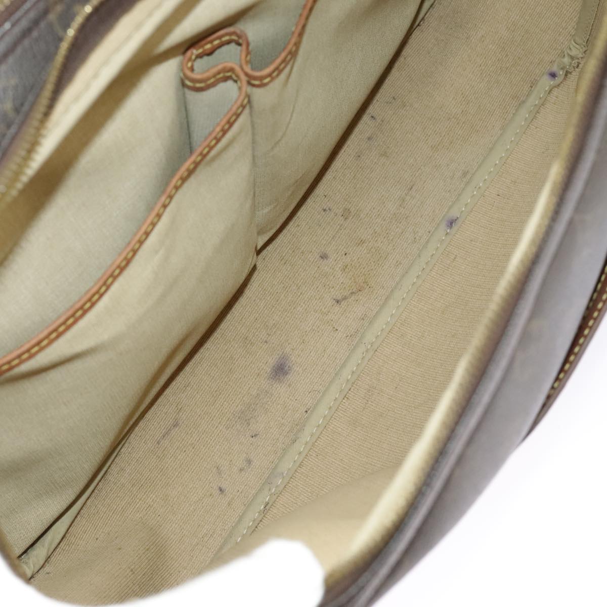 Louis Vuitton Reporter Brown Canvas Shoulder Bag