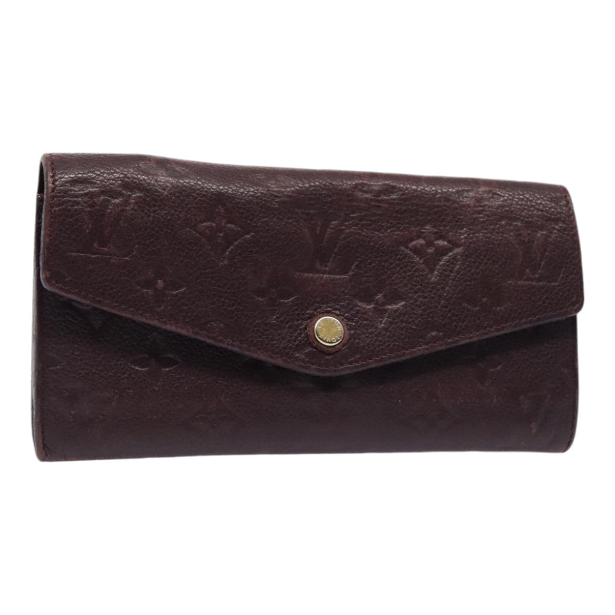 Louis Vuitton Sarah Purple Leather Wallet