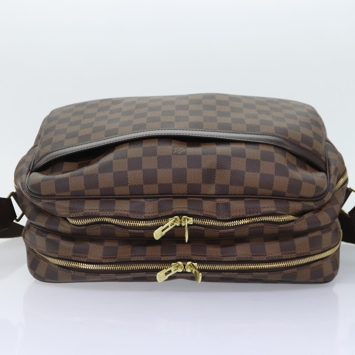 Louis Vuitton Reporter Brown Canvas Shoulder Bag