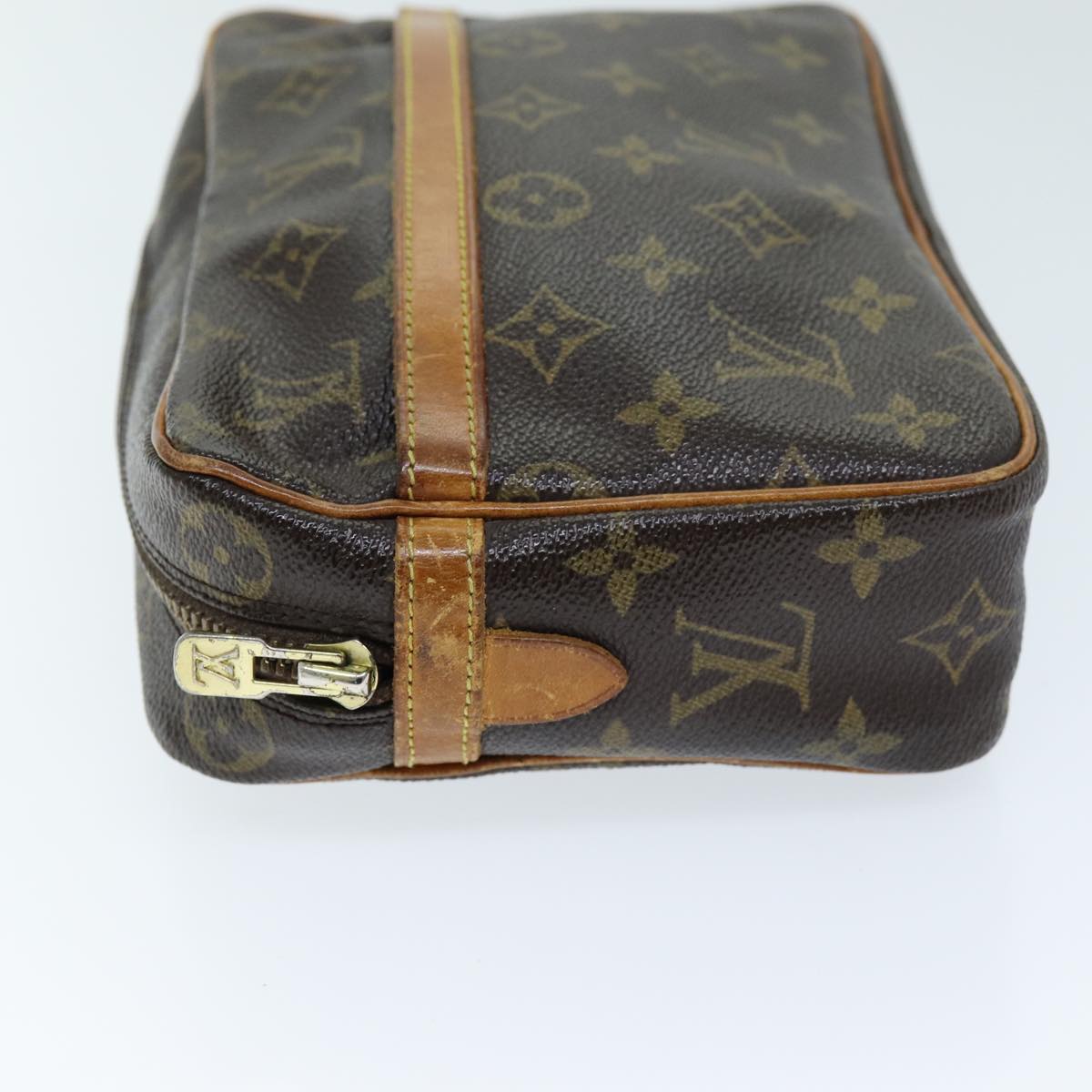 Louis Vuitton Trousse De Toilette Brown Canvas Clutch Bag