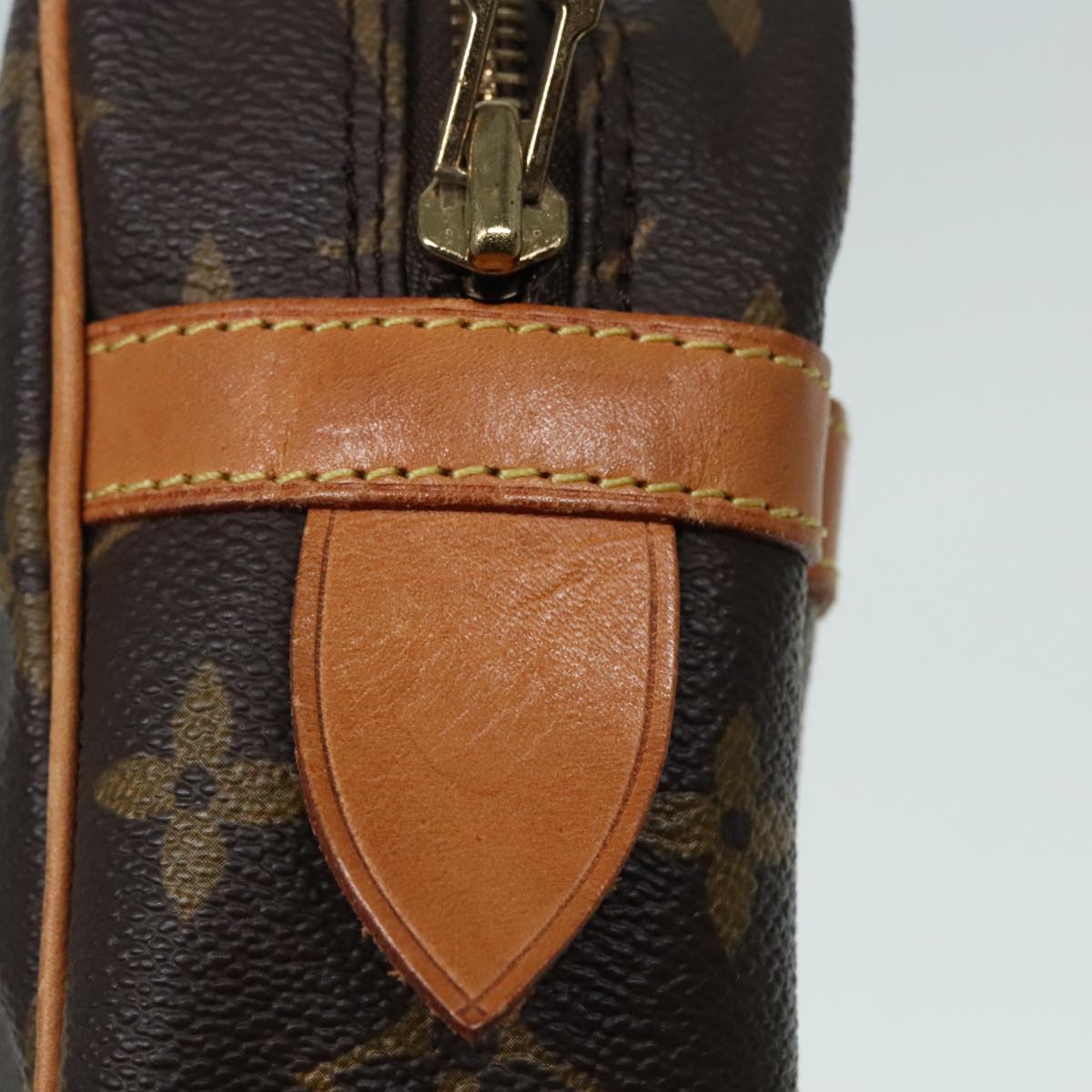 Louis Vuitton Compiegne 28 Brown Canvas Clutch Bag